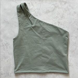 Abercrombie & Fitch Soft One-Shoulder Asymmetrical Top